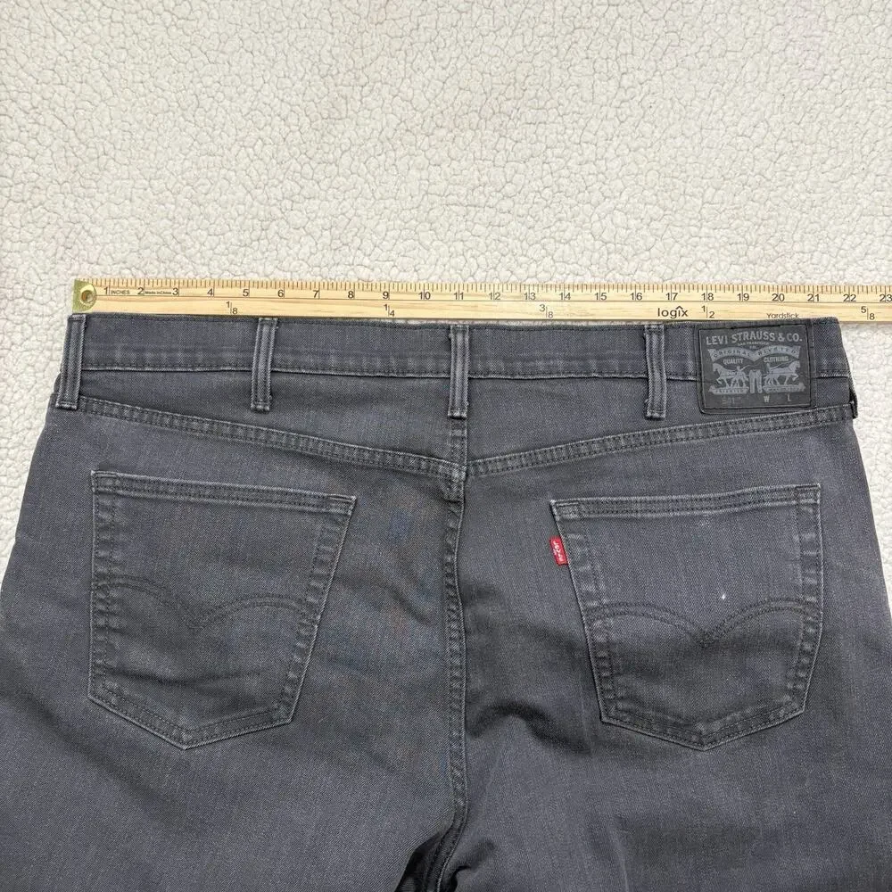 LEVIS 541 Jeans‎ Athletic Taper Straight Grey Denim Twill Jeans Mens W44 L30